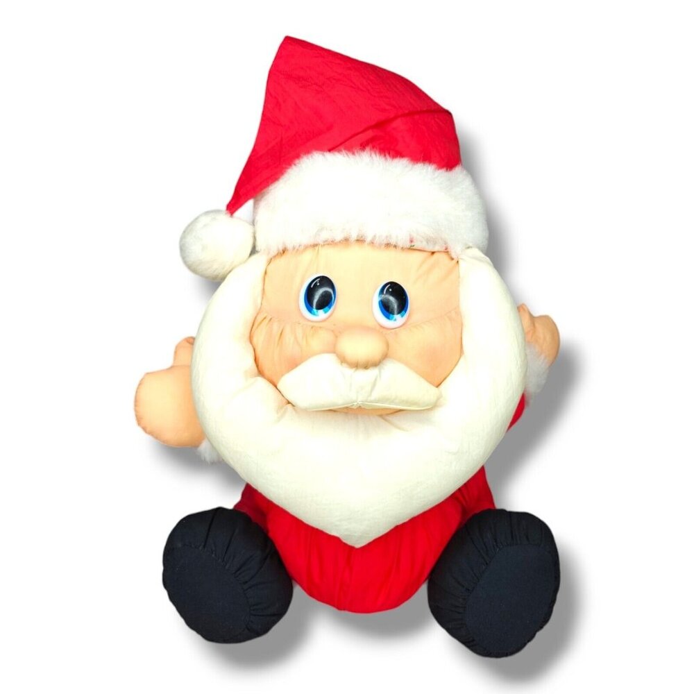 Vintage Puffalump Dan Dee Santa Stuffed Plush Nylon Parachute